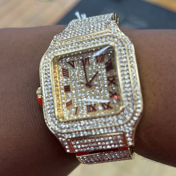 This is a real diamond watch - Picture 1 of 1